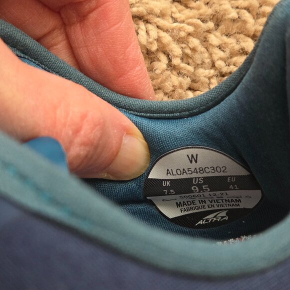 Altra Women's Timp 4 Trail Running Shoes Blue, Size 9.5 - Picture 5 of 5